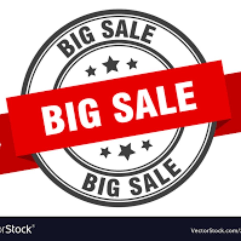 Huge sale